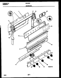 BACKGUARD Diagram and Parts List for CGC4C6DXF  Gibson Range