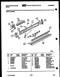CONTROL PANEL Diagram and Parts List for KS220GD2  Frigidaire Range