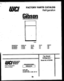 CABINET PARTS Diagram and Parts List for RT21F9DX3B  Gibson Refrigerator