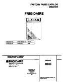 COVER Diagram and Parts List for FWS875GHS0  Frigidaire Washer