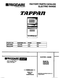 COVER Diagram and Parts List for TEB794BBBB  Tappan Microwave Oven Combo