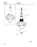 TRANSMISSION Diagram and Parts List for GWS1149AS0  Gibson Washer