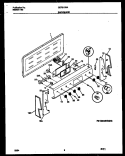 BACKGUARD Diagram and Parts List for GEF311WAWA  Gibson Range