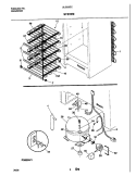 SYSTEM Diagram and Parts List for UL5000ECW2  Frigidaire Freezer