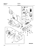 CONTROLS Diagram and Parts List for FRS23R4AW3  Frigidaire Refrigerator