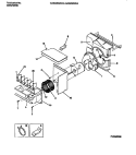 AIR HANDLING Diagram and Parts List for GAS228W2A1  Gibson Air Conditioner