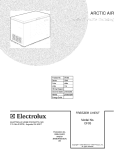 COVER Diagram and Parts List for CF053  Frigidaire Freezer