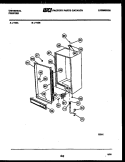 CABINET PARTS Diagram and Parts List for V13B  Frigidaire Freezer