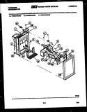 ICE DOOR, DISPENSER AND WATER TANKS Diagram and Parts List for FPE22VWCH3  Frigidaire Refrigerator