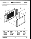 DOOR PARTS Diagram and Parts List for KM935LXM5  Frigidaire Microwave