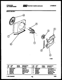 AIR HANDLING PARTS Diagram and Parts List for A06LE2K1  Frigidaire Air Conditioner