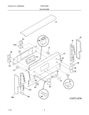 BACKGUARD Diagram and Parts List for CMEF212EB6  Uni Range