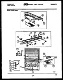 LIGHTING AND CONTROL PARTS Diagram and Parts List for FCDWF135E2  Frigidaire Refrigerator