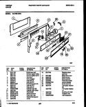 BACKGUARD Diagram and Parts List for 30-2759-00-05  Tappan Range