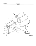 BURNER, VALVE Diagram and Parts List for GLGR642AS2  Frigidaire Dryer