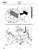 SYSTEM Diagram and Parts List for MFU20F3GW7  Frigidaire Freezer