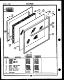 Part Location Diagram of 5303208252 Frigidaire HANDLE