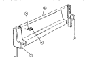 BACKGUARD Diagram and Parts List for G30NW1  Frigidaire Range