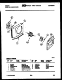 AIR HANDLING PARTS Diagram and Parts List for AL05A6EVA  Gibson Air Conditioner