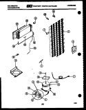 SYSTEM AND AUTOMATIC DEFROST PARTS Diagram and Parts List for TMK160AN6W  Kelvinator Refrigerator