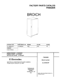 COVER Diagram and Parts List for UL1293ECW11  Electrolux Freezer