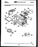 WRAPPER AND BODY PARTS Diagram and Parts List for 56-9331-10-01  Tappan Microwave