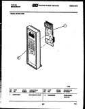 Part Location Diagram of 5303280295 Frigidaire PANEL-CONTROL Assembly