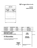 COVER Diagram and Parts List for GLGFS66AQB  Frigidaire Range