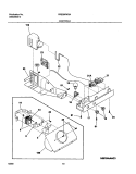 CONTROLS Diagram and Parts List for FRS26KW3AW6  Frigidaire Refrigerator