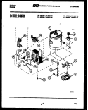 POWER CONTROL Diagram and Parts List for 76-4967-00-04  Tappan Microwave Oven Combo