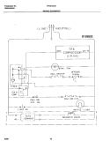WIRING SCHEMATIC Diagram and Parts List for FRT21LRGW9  Frigidaire Refrigerator