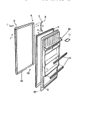 Part Location Diagram of 5303207221 Frigidaire Door Handle