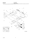 CONTROL PANEL Diagram and Parts List for MLXE42REW6  Uni Washer Dryer Combo