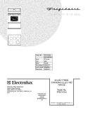 COVER Diagram and Parts List for PFEF375CS3  Frigidaire Range