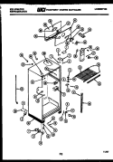 CABINET PARTS Diagram and Parts List for TGK180AN7F  Kelvinator Refrigerator