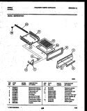 BROILER DRAWER PARTS Diagram and Parts List for 30KPMAWHN1  Tappan Range