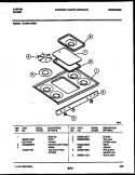 Part Location Diagram of 5308013949 Frigidaire COVER-GRIDDLE