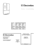 COVER Diagram and Parts List for EW23BC70IB1  Electrolux Refrigerator