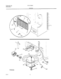 SYSTEM Diagram and Parts List for FFU11F0HW4  Frigidaire Freezer