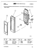 CONTROL PANEL Diagram and Parts List for LMW850-1  Frigidaire Microwave