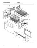 FREEZER DRAWER,BASKETS Diagram and Parts List for EI23BC56IB0  Electrolux Refrigerator