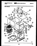 BODY PARTS Diagram and Parts List for KB663LM2  Frigidaire Wall Oven