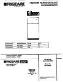 COVER Diagram and Parts List for GRT18QNCD1  Gibson Refrigerator