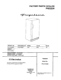 COVER Diagram and Parts List for FFU17F9GW5  Frigidaire Freezer