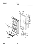 Part Location Diagram of 216527805 Frigidaire PANEL-INNER DOOR