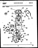 TUB DETAIL Diagram and Parts List for WDSLW1  Frigidaire Washer