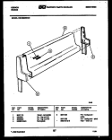 BODY PARTS Diagram and Parts List for HV1530B  Gibson Range Hood