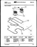 BROILER PARTS Diagram and Parts List for 31-2759-00-04  Tappan Range