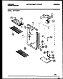 CABINET PARTS Diagram and Parts List for MFU14F3BW1  Frigidaire Freezer