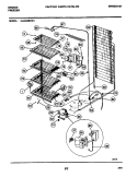 SYSTEM Diagram and Parts List for UL2493ECW1  Electrolux Freezer